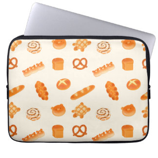 Funda Para Portátil Panadería esponjosa variedad de pan snack al estil