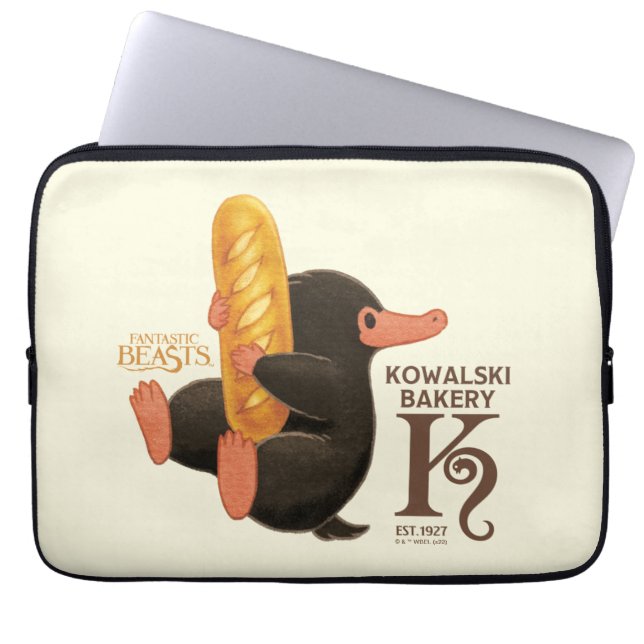 Funda Para Portátil Panadería Kowalski - Niffler con pan (Frente)