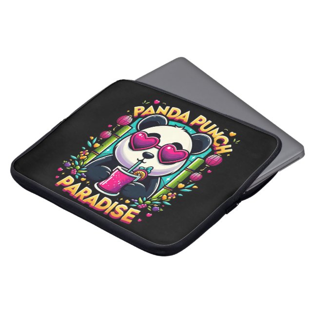 Funda Para Portátil Panda Punch Paradise Bliss (Superior anverso)