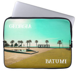 Funda Para Portátil Panorama de la arquitectura de Georgia Batumi