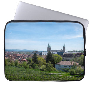 Funda Para Portátil Panorama del casco antiguo de Bamberg, Alemania