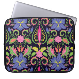 Funda Para Portátil Pansy clásico: fondo de pantalla floral vintage