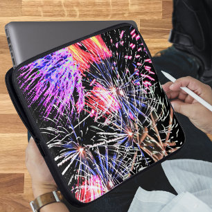 Funda Para Portátil Pantalla de fuegos artificiales