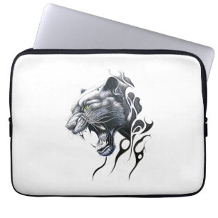 Funda Para Portátil Pantera Naturaleza animal salvaje Ilustracion arte