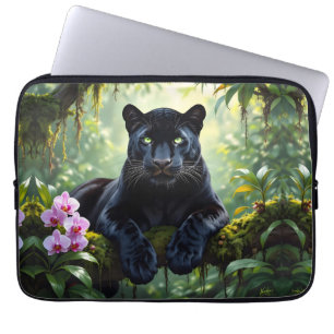 Funda Para Portátil Pantera negra en la selva