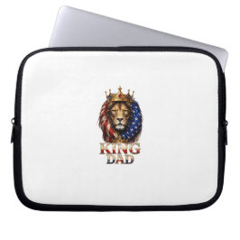 Funda Para Portátil Papá bandera americana León 