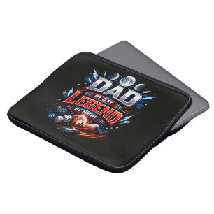 Funda Para Portátil Papá De Día Leyenda Por La Noche - Epic Gamer Papá