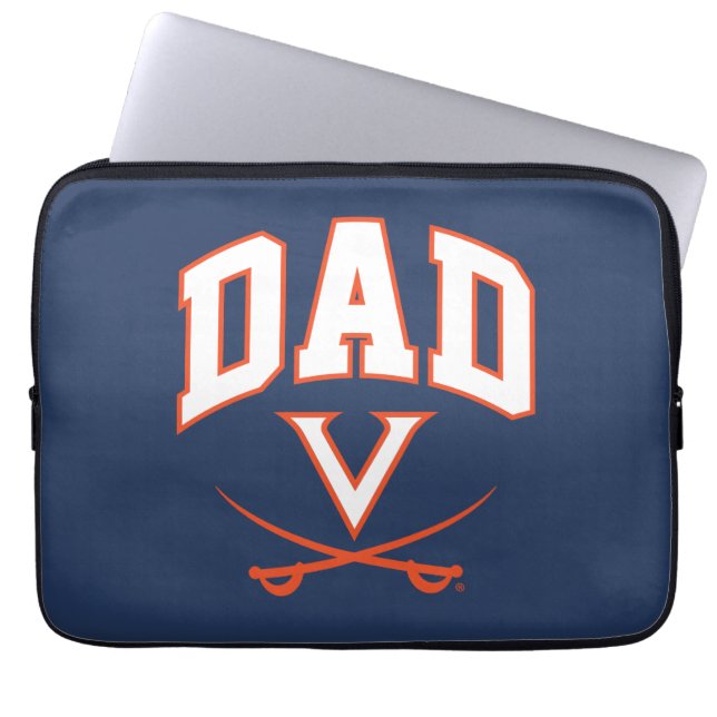 Funda Para Portátil Papá de los Virginia Cavaliers (Frente)