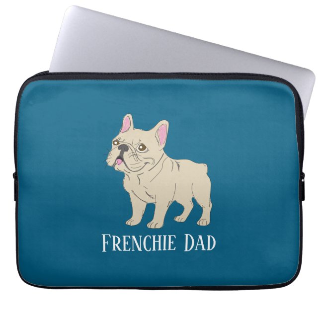Funda Para Portátil Papá Frenchie (Frente)