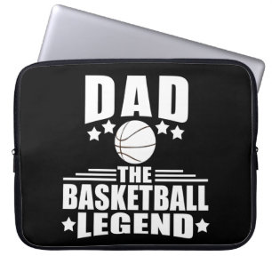 Funda Para Portátil Papá la leyenda del baloncesto divertidos regalos 