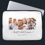 Funda Para Portátil papá lindo guión moderno multifotografía<br><div class="desc">Papá lindo guión moderno multi-foto</div>