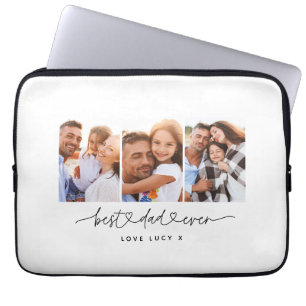 Funda Para Portátil papá lindo guión moderno multifotografía
