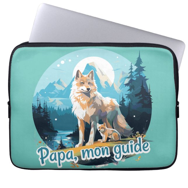 Funda Para Portátil Papa, mon guide (Frente)