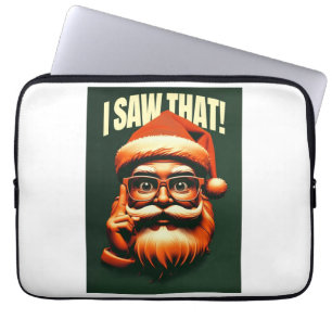 Funda Para Portátil Papá Noel te está vigilando 