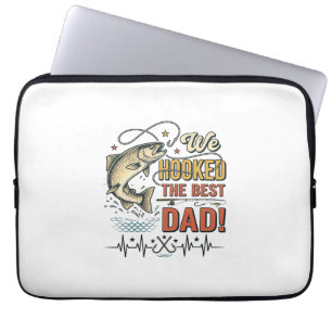 Funda Para Portátil Papá Pescador Vintage Atrapamos Al Mejor Papá Vect