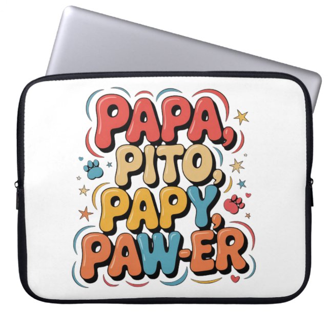 Funda Para Portátil Papa Pito Pappy Pawer (Frente)