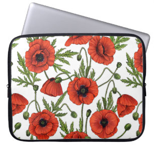 Funda Para Portátil Papas rojas y verdes en blanco