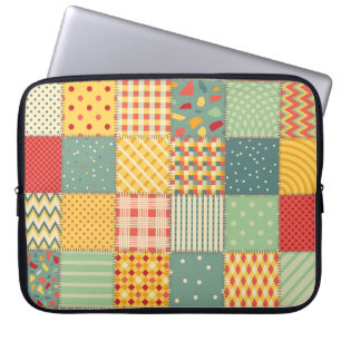 Funda Para Portátil Papel colorido: ornamentos abstractos sin costuras