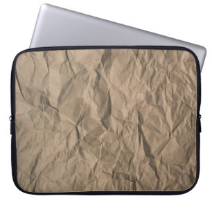 Funda Para Portátil Papel crudo y bruto: textura reciclada