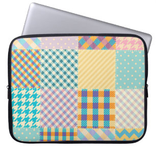 Funda Para Portátil Papel de época: fondo textil sin costuras