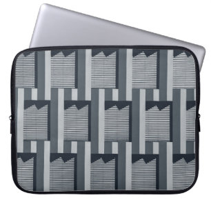 Funda Para Portátil Papel de fondo digital gris