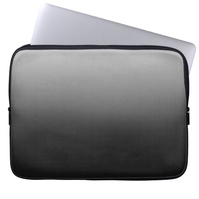 Funda Para Portátil Papel de fondo negro (Frente)