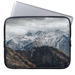 FUNDA PARA PORTÁTIL PAPEL DE PALABRA DE LA MONTAÑA DE NIEVE