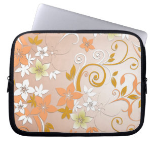 Funda Para Portátil Papel de pared de flores 8