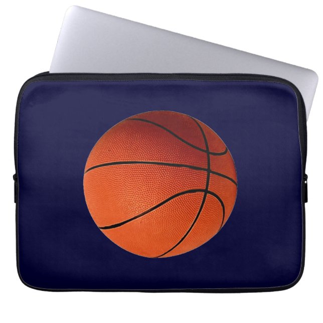Funda Para Portátil Papel de relleno para Navidades de baloncesto (Frente)