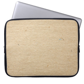 Funda Para Portátil Papel Kraft Rústico: fondo texturado.