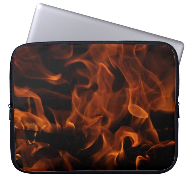 Funda Para Portátil Papel rojo de fuego (Frente)