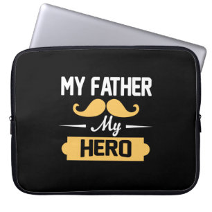 Funda Para Portátil Papi Regalo a mi padre mi héroe