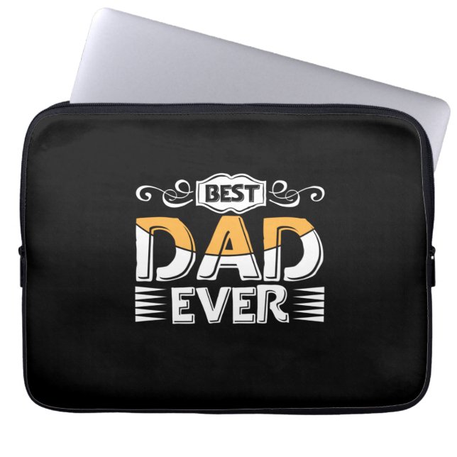 Funda Para Portátil Papi Regalo mejor papá (Frente)