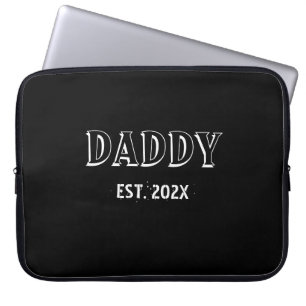 Funda Para Portátil Papi simple moderno Año Este Regalo de tipografía