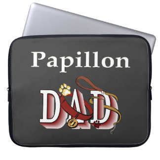 Funda Para Portátil Papillon Dog Dad