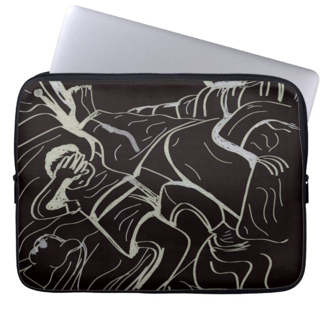 Funda para portátil para padre e hijo (Frente)