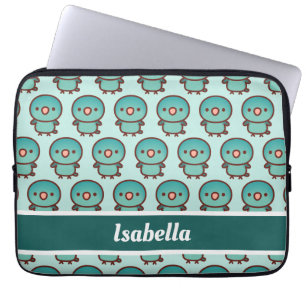 Funda Para Portátil Paracaídas barbudo / Turquesa
