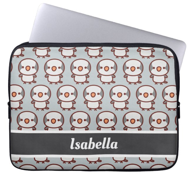 Funda Para Portátil paracaídas de monje gris (Frente)