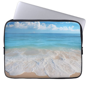 Funda Para Portátil Paradise beach waves escena isla de arena