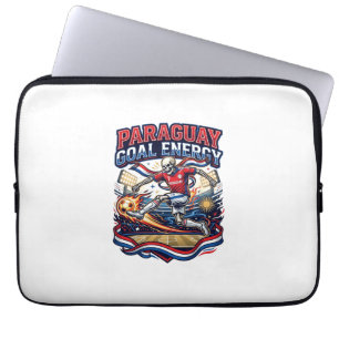 Funda Para Portátil Paraguay Gol Energía Esqueleto Delantero Naciones