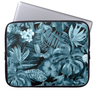 Funda Para Portátil Paraíso de Acuarela Tropical: Floración de la Jung