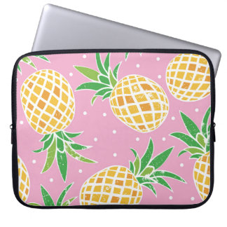 Funda Para Portátil Paraíso de la piña: patrón tropical