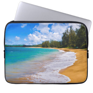 Funda Para Portátil Paraíso de playa tropical, Hawái