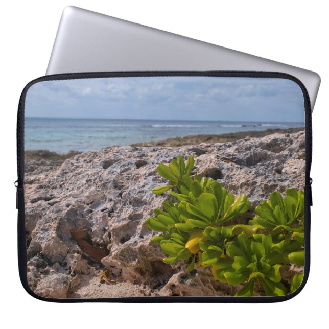 Funda Para Portátil Paraíso tropical (Frente)