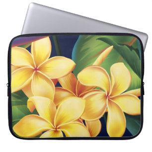 Funda Para Portátil Paraíso tropical Plumeria Neoprene Wetsuit