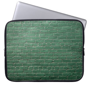 Funda Para Portátil Pared pintada de forma verde