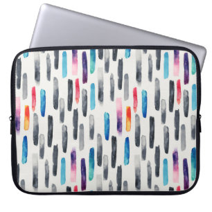 Funda Para Portátil Paredes de brocha acuarela, colorido y sin costura
