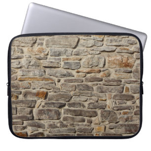 Funda Para Portátil Paredes de piedra rústica, decoración texturizada