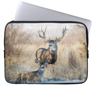 Funda Para Portátil Pareja Buck Mule Deer