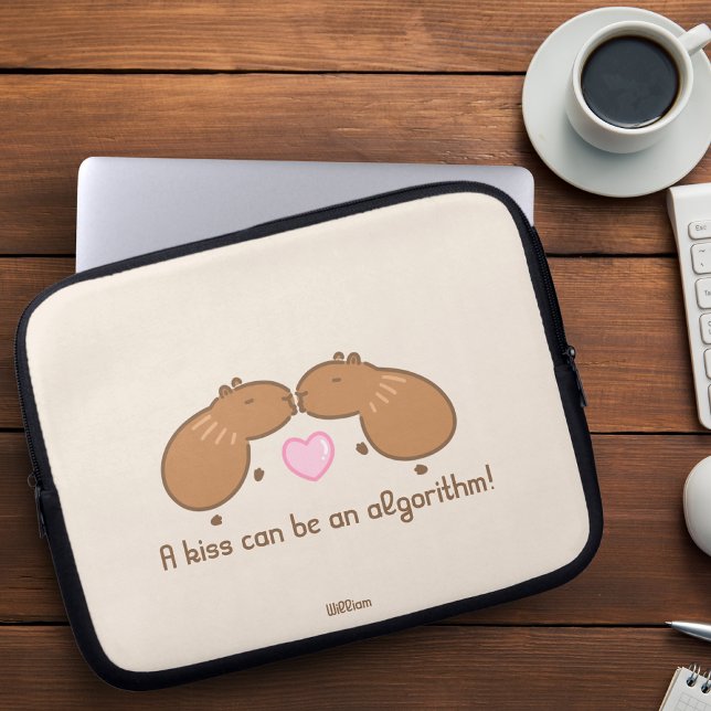 Funda Para Portátil Pareja Cute Capybara Personalizada (Subido por el creador)